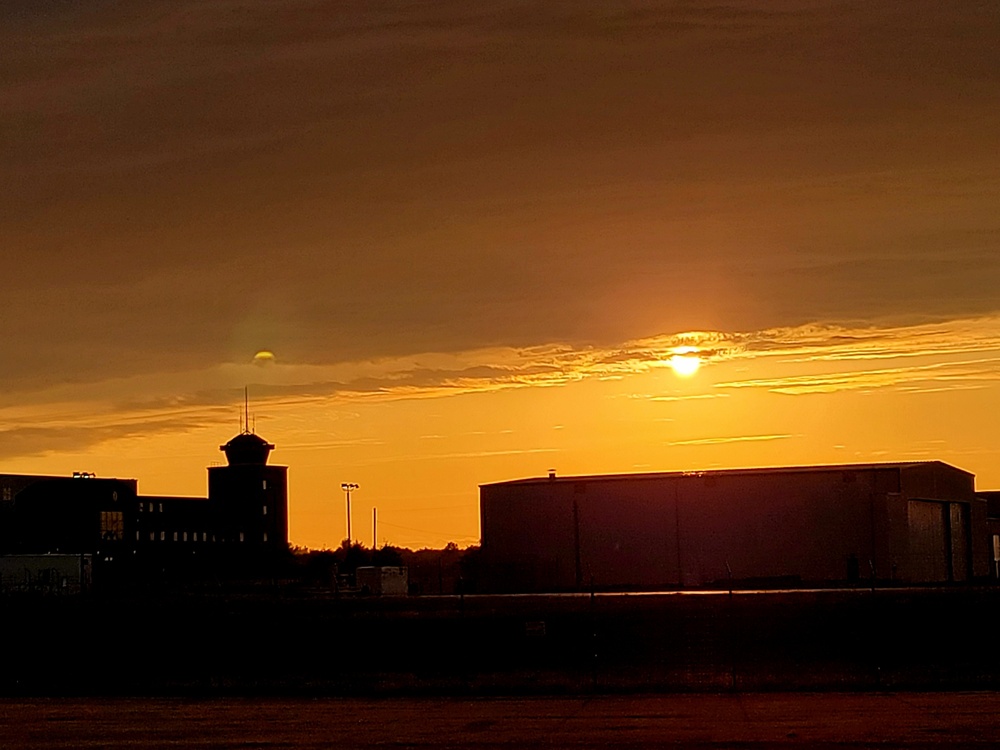 September Sunset at Sparta-Fort McCoy Airport