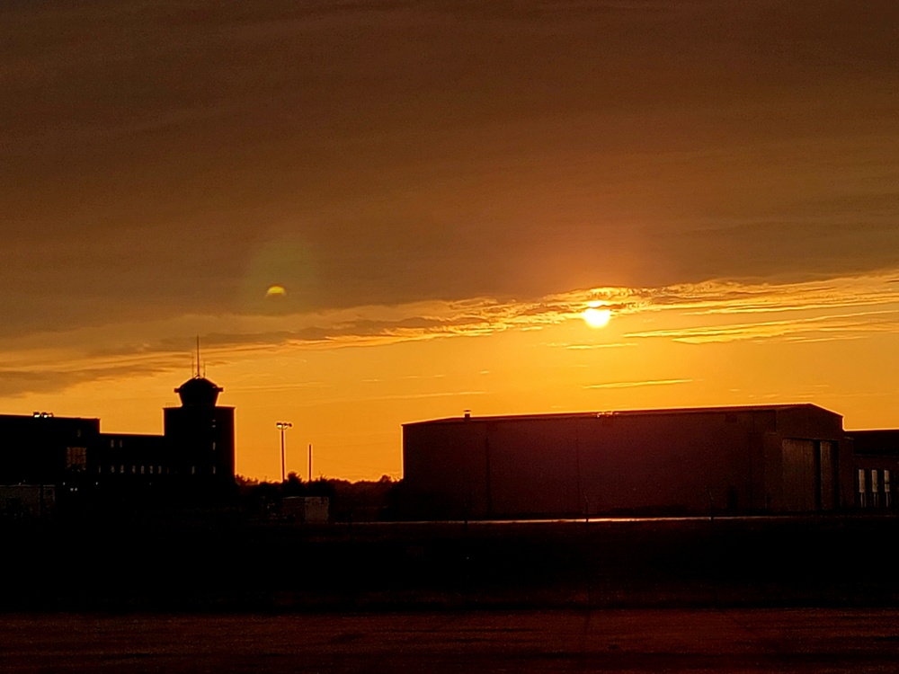 September Sunset at Sparta-Fort McCoy Airport