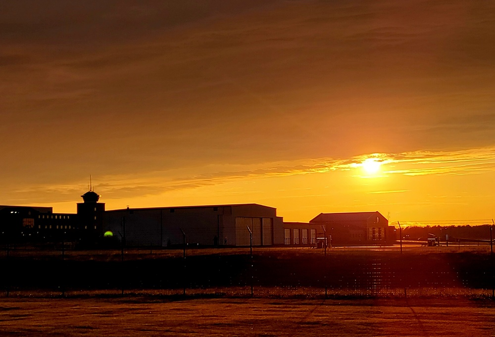 September Sunset at Sparta-Fort McCoy Airport