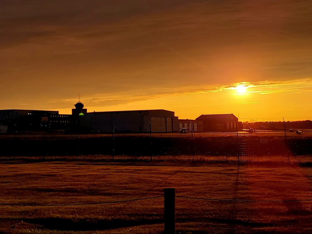 September Sunset at Sparta-Fort McCoy Airport