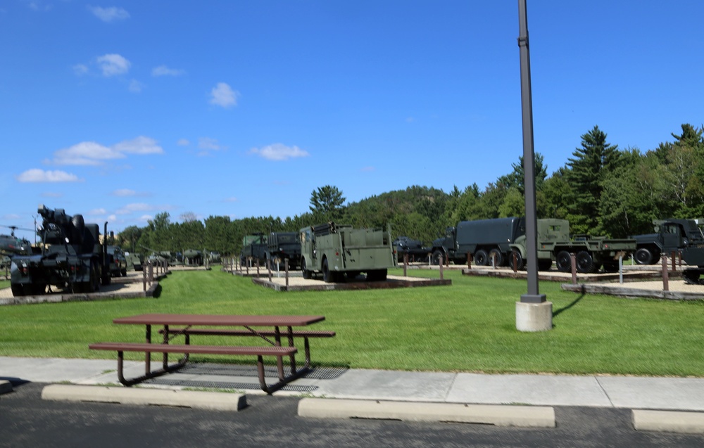 Fort McCoy's Equipment Park in historic Commemorative Area