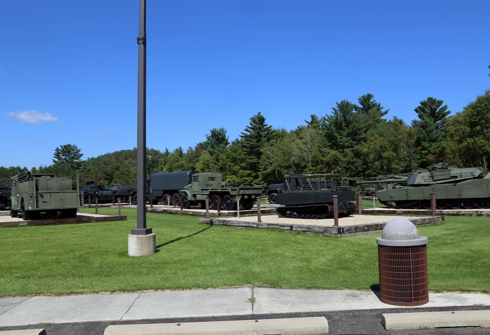 Fort McCoy's Equipment Park in historic Commemorative Area