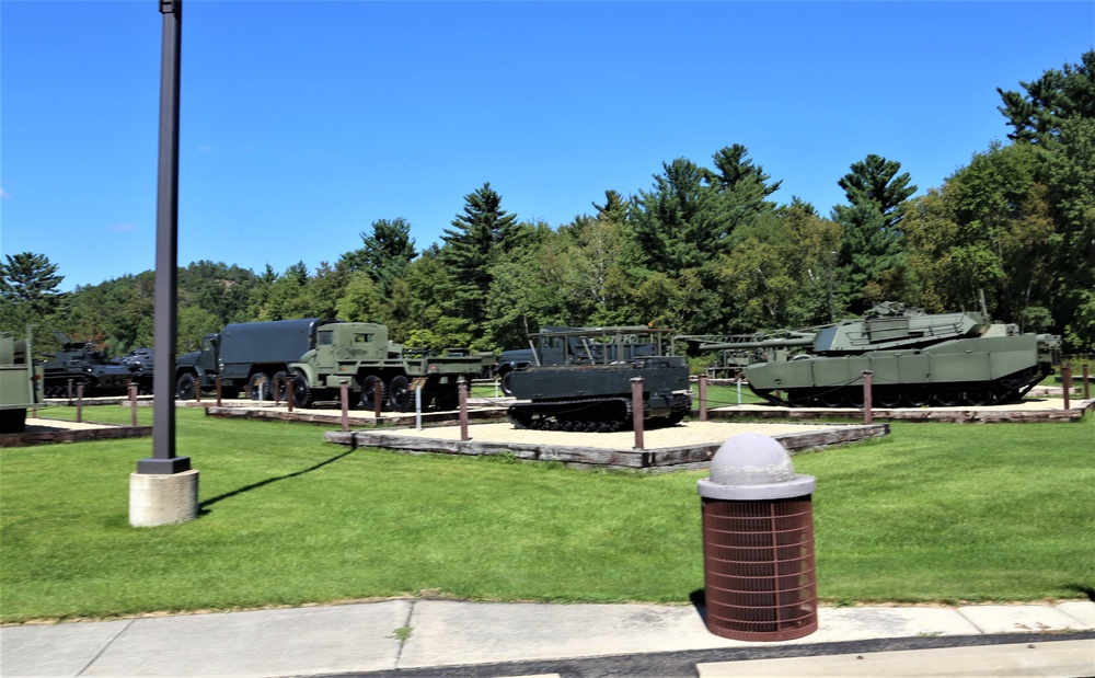 Fort McCoy's Equipment Park in historic Commemorative Area