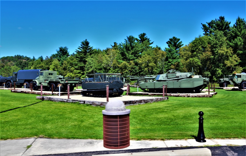 Fort McCoy's Equipment Park in historic Commemorative Area