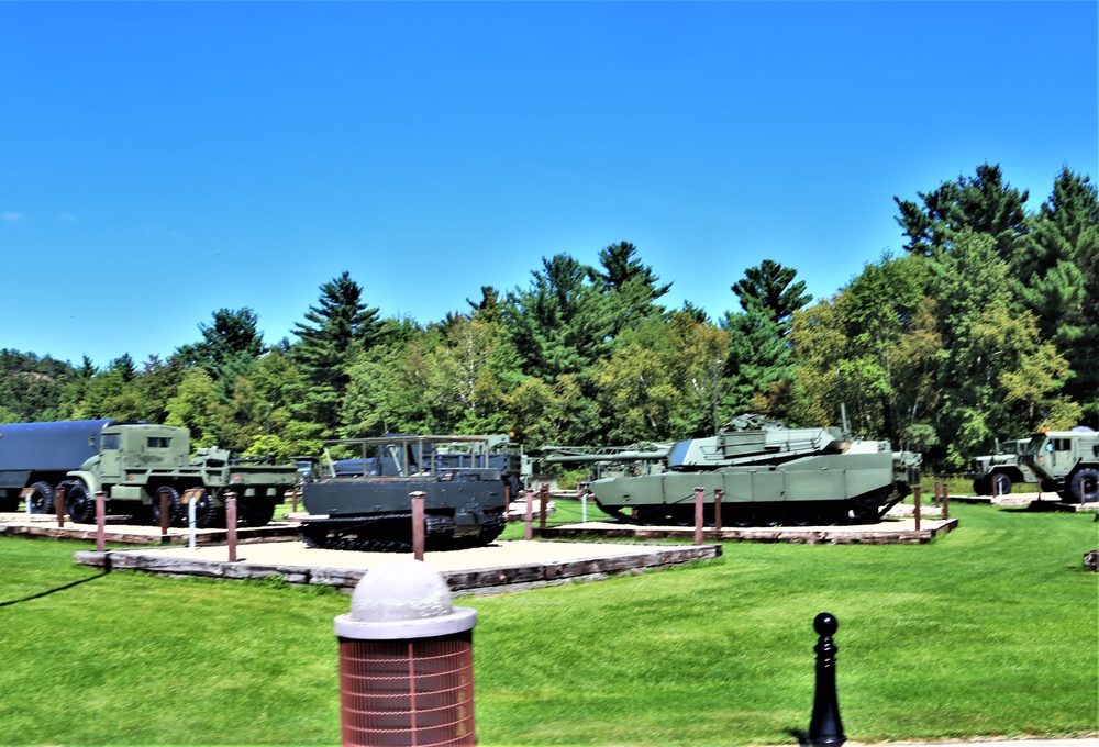 Fort McCoy's Equipment Park in historic Commemorative Area