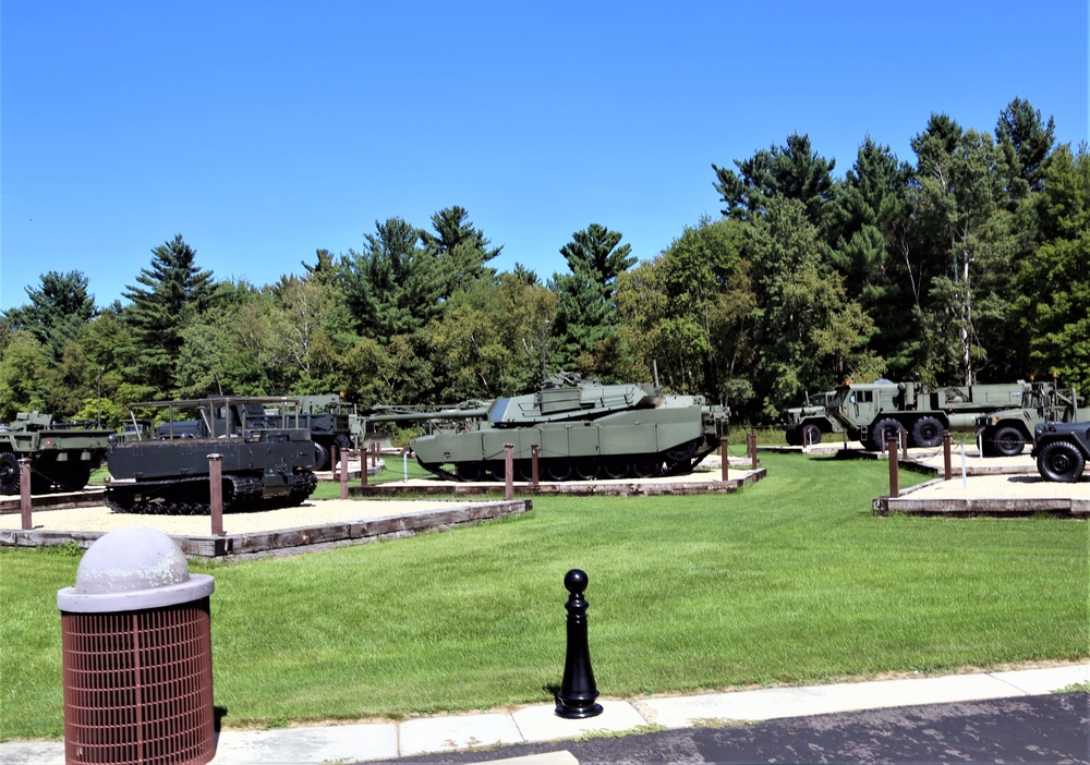 Fort McCoy's Equipment Park in historic Commemorative Area