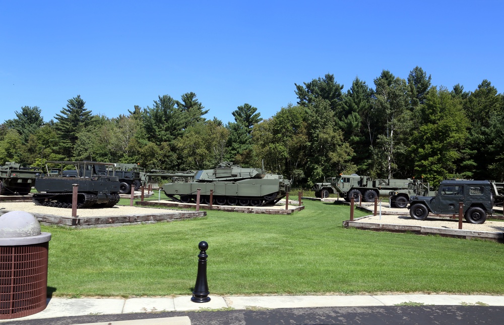 Fort McCoy's Equipment Park in historic Commemorative Area