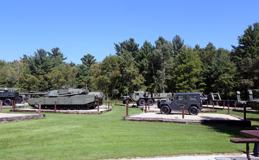 Fort McCoy's Equipment Park in historic Commemorative Area