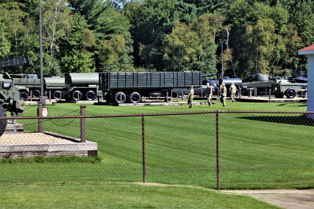 Fort McCoy's Equipment Park in historic Commemorative Area