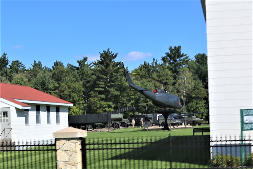 Fort McCoy's Equipment Park in historic Commemorative Area