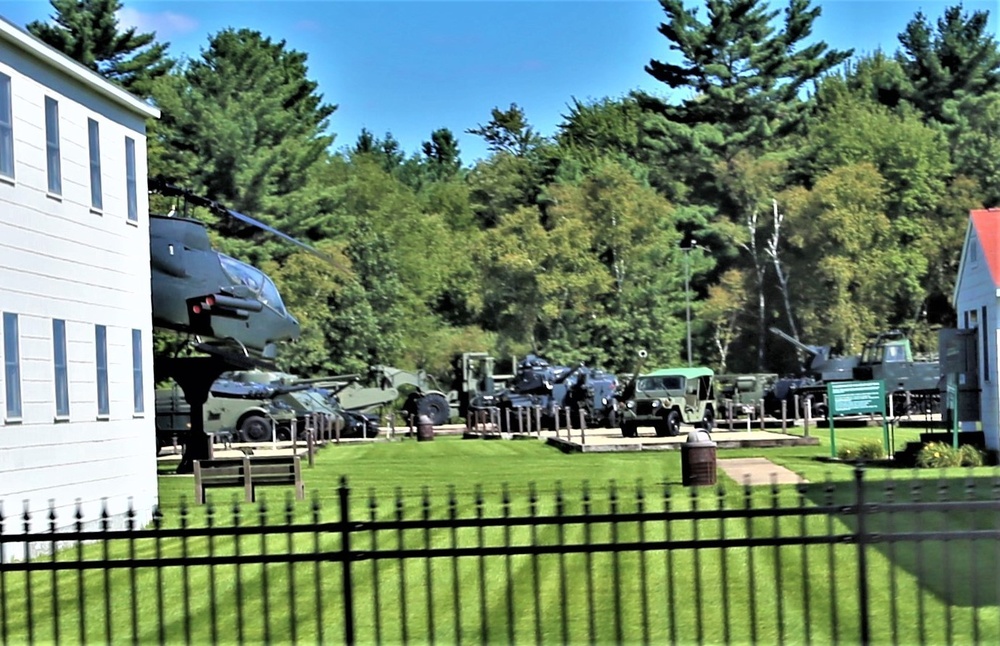 Fort McCoy's Equipment Park in historic Commemorative Area