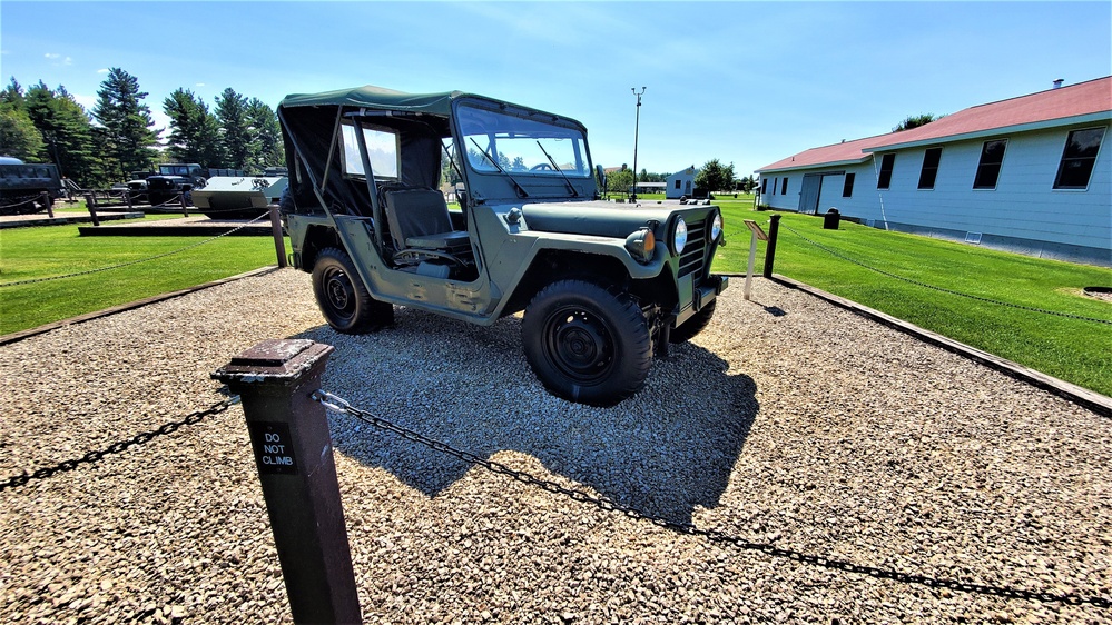 Fort McCoy's Equipment Park in historic Commemorative Area