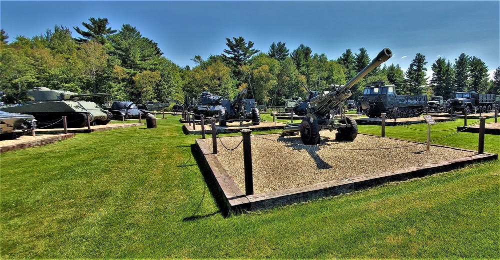 Fort McCoy's Equipment Park in historic Commemorative Area