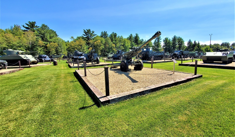 Fort McCoy's Equipment Park in historic Commemorative Area