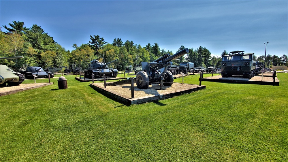 Fort McCoy's Equipment Park in historic Commemorative Area