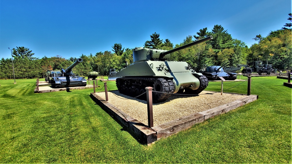 Fort McCoy's Equipment Park in historic Commemorative Area