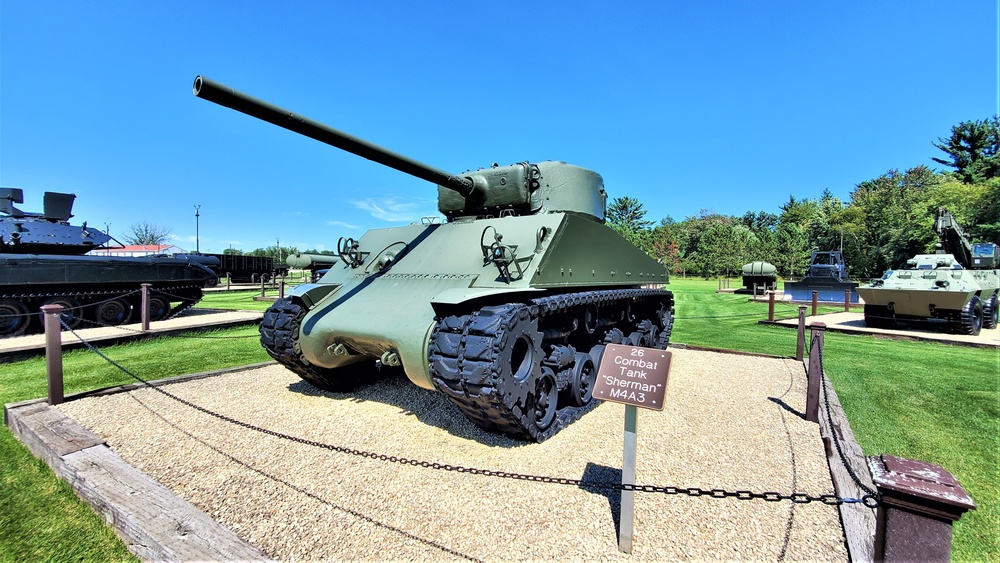 Fort McCoy's Equipment Park in historic Commemorative Area