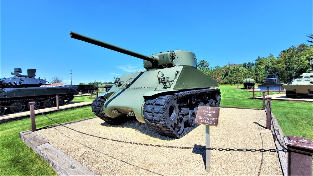 Fort McCoy's Equipment Park in historic Commemorative Area