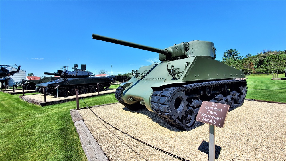 Fort McCoy's Equipment Park in historic Commemorative Area