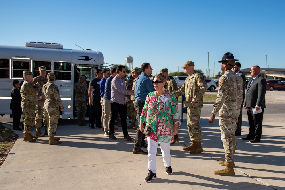 Texas 23rd Congressional District, U. S. House of Representative staff  visits JBSA-Lackland 27 Sep 22