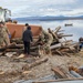 Alaska National Guardsmen clear storm debris for Operation Merbok Response