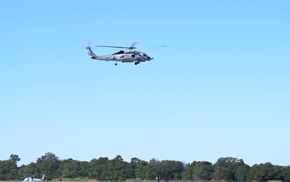 28 MH-60R Seahawks hurrevac to Maxwell AFB