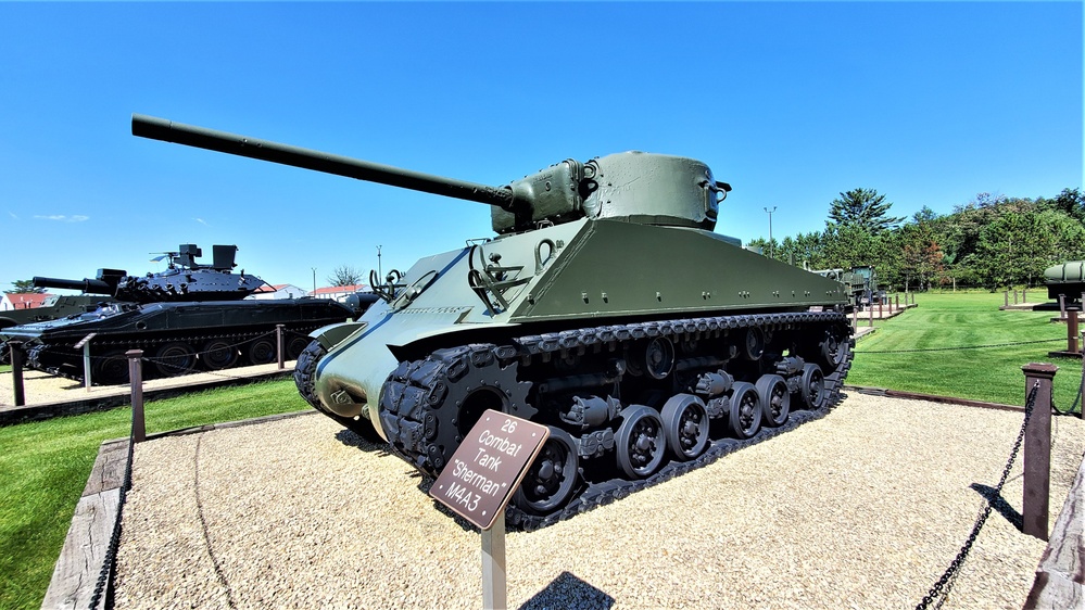 Fort McCoy's Equipment Park in historic Commemorative Area