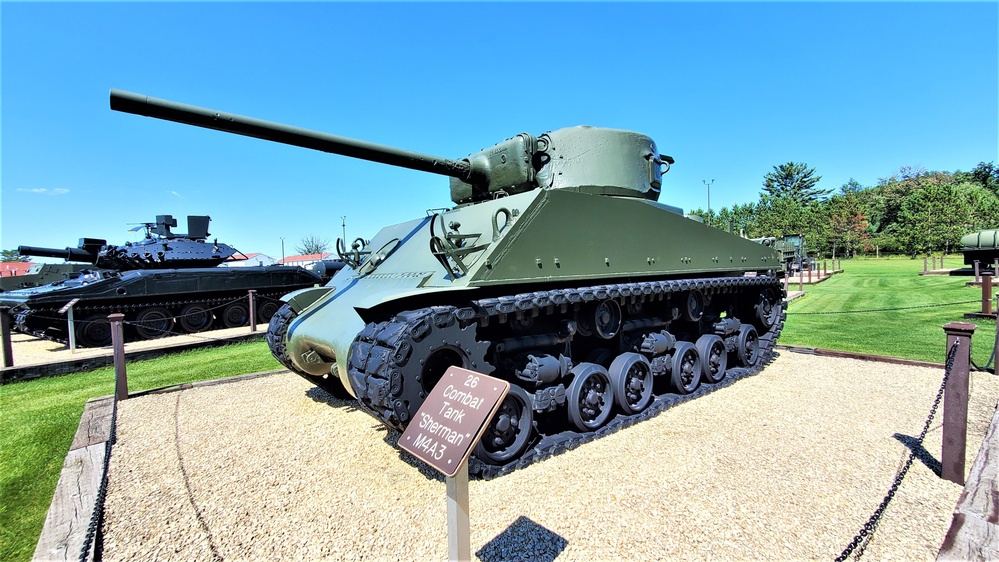 Fort McCoy's Equipment Park in historic Commemorative Area