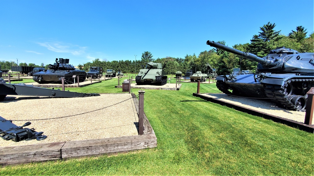 Fort McCoy's Equipment Park in historic Commemorative Area