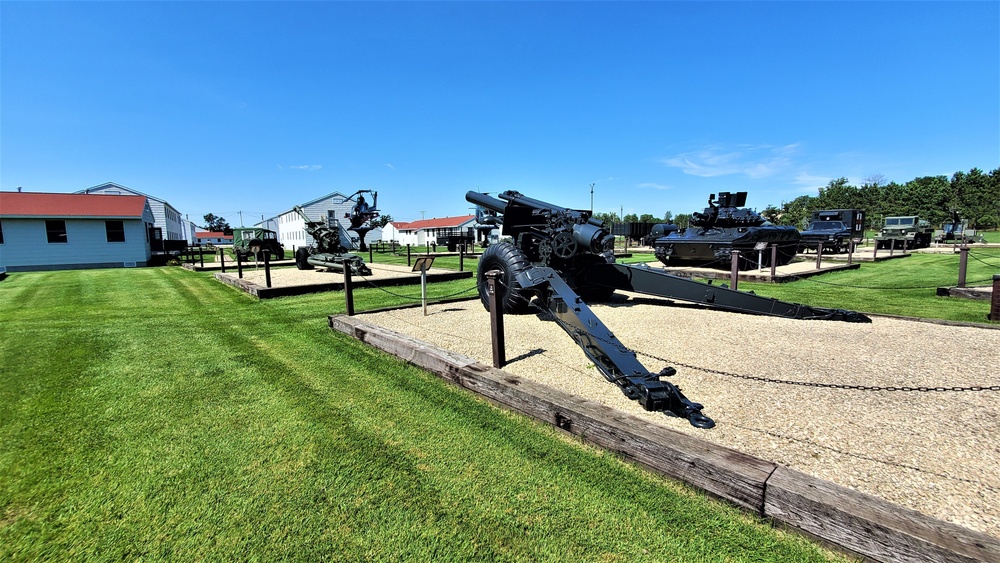 Fort McCoy's Equipment Park in historic Commemorative Area