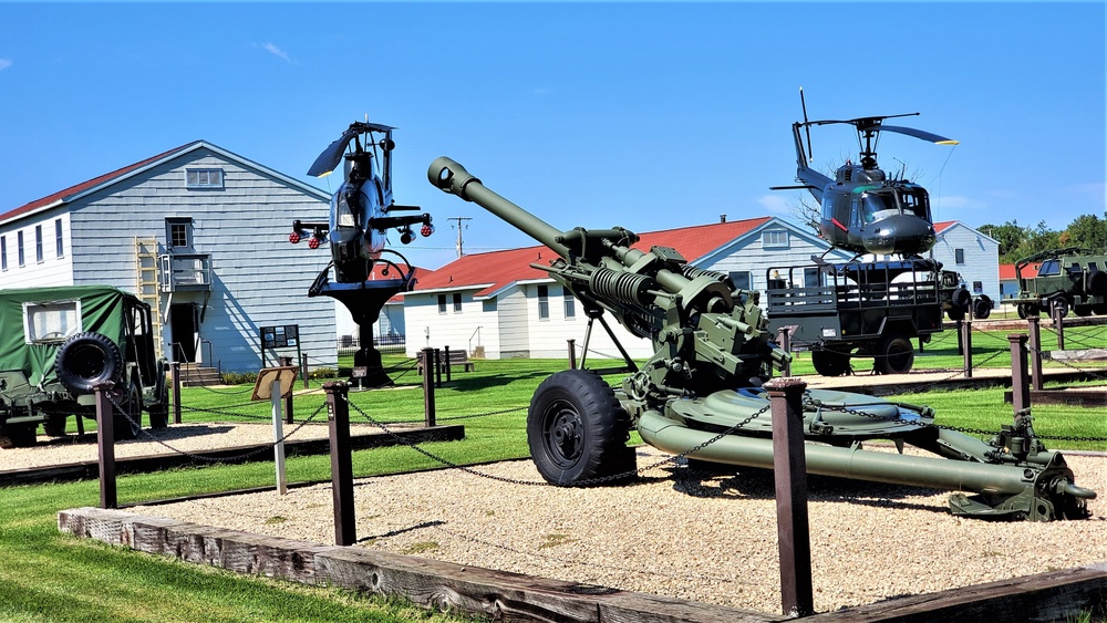 Fort McCoy's Equipment Park in historic Commemorative Area