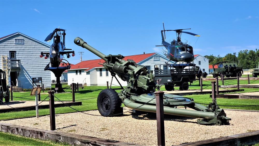 Fort McCoy's Equipment Park in historic Commemorative Area