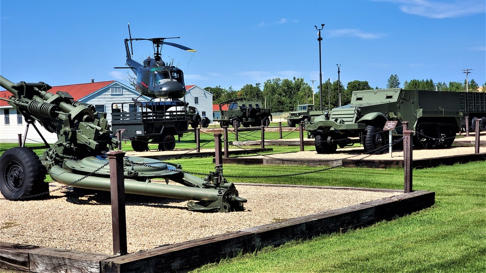 Fort McCoy's Equipment Park in historic Commemorative Area