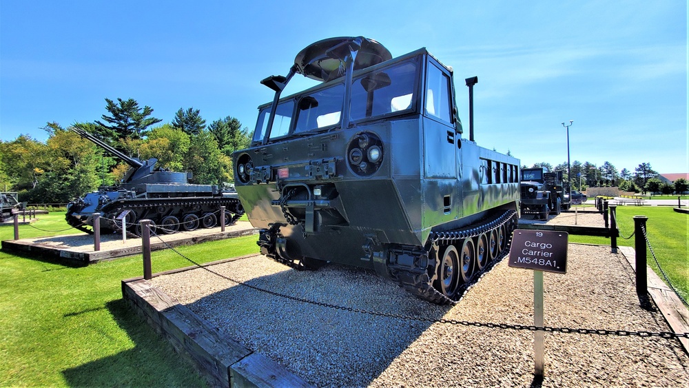 Fort McCoy's Equipment Park in historic Commemorative Area