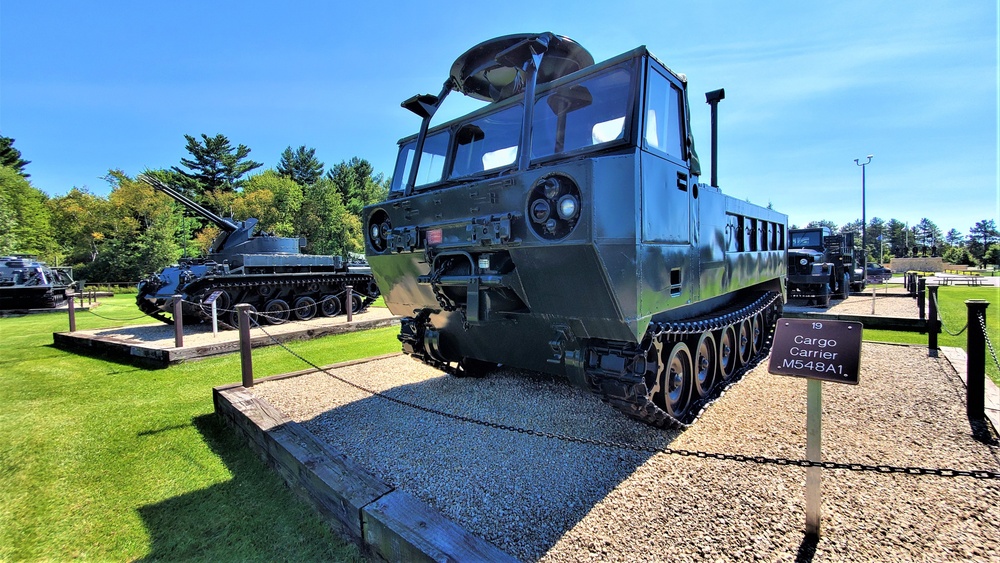 Fort McCoy's Equipment Park in historic Commemorative Area