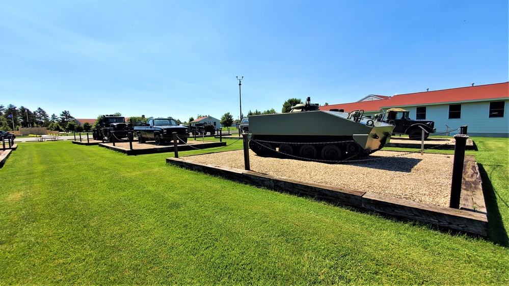 Fort McCoy's Equipment Park in historic Commemorative Area