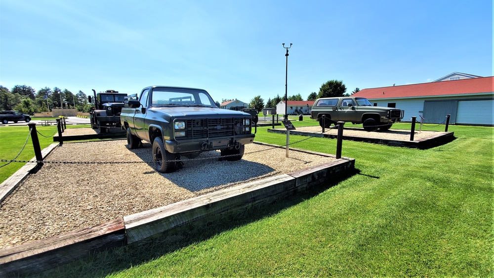 Fort McCoy's Equipment Park in historic Commemorative Area