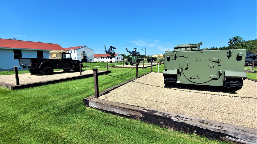 Fort McCoy's Equipment Park in historic Commemorative Area