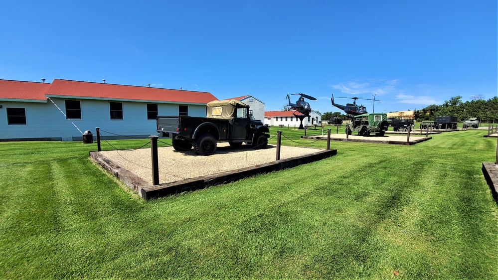 Fort McCoy's Equipment Park in historic Commemorative Area