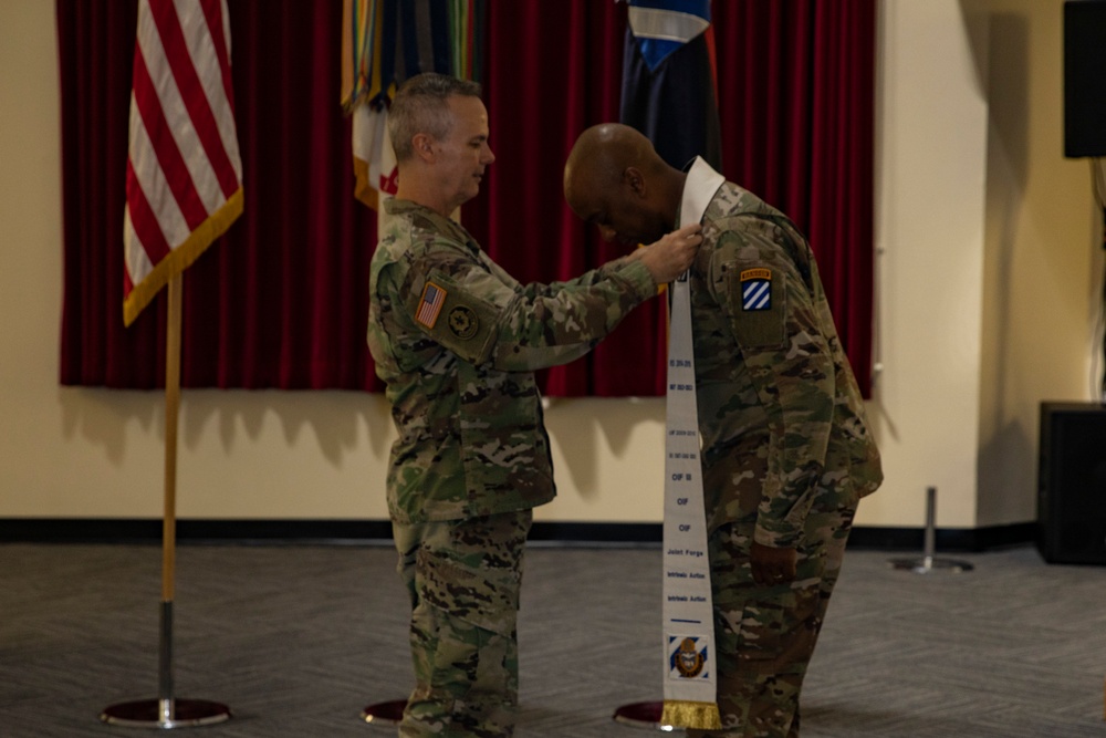 Third Infantry Division welcomes new division chaplain with assumption of stole ceremony