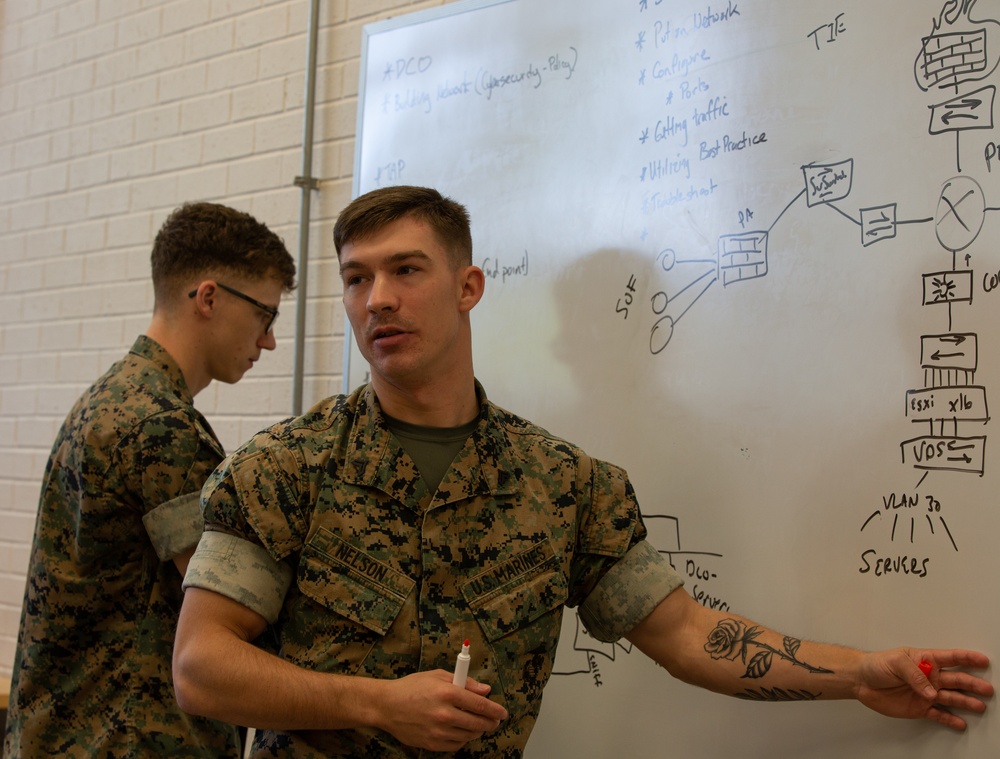 26th MEU Cyber Marines Conduct Gigamon Training