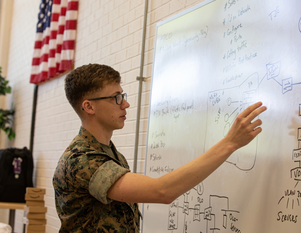 26th MEU Cyber Marines Conduct Gigamon Training