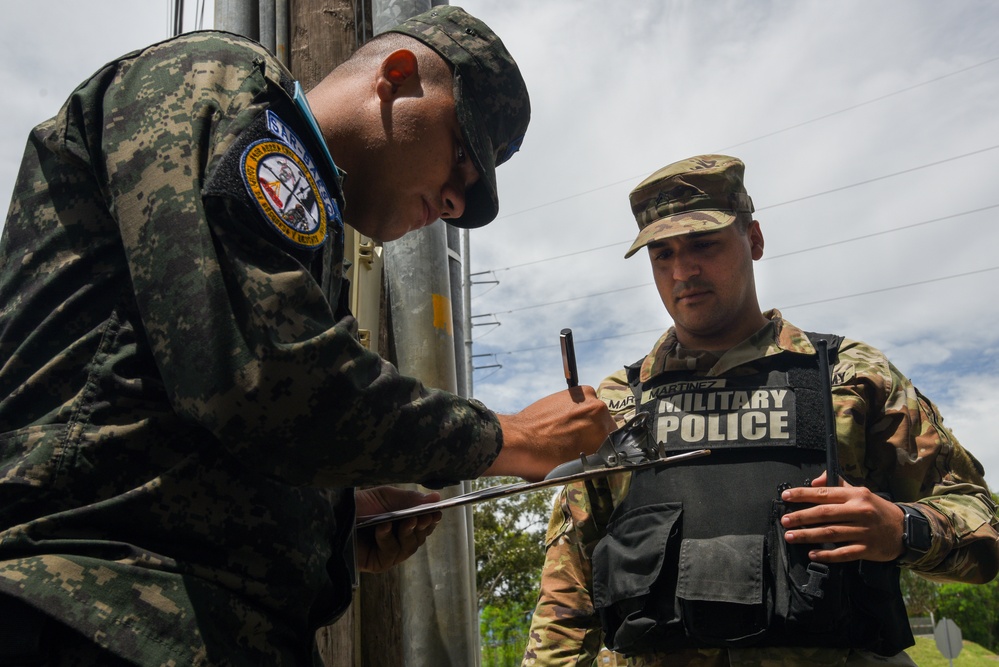 Puerto Rico National Guard MPs provide security in Honduras for over a decade