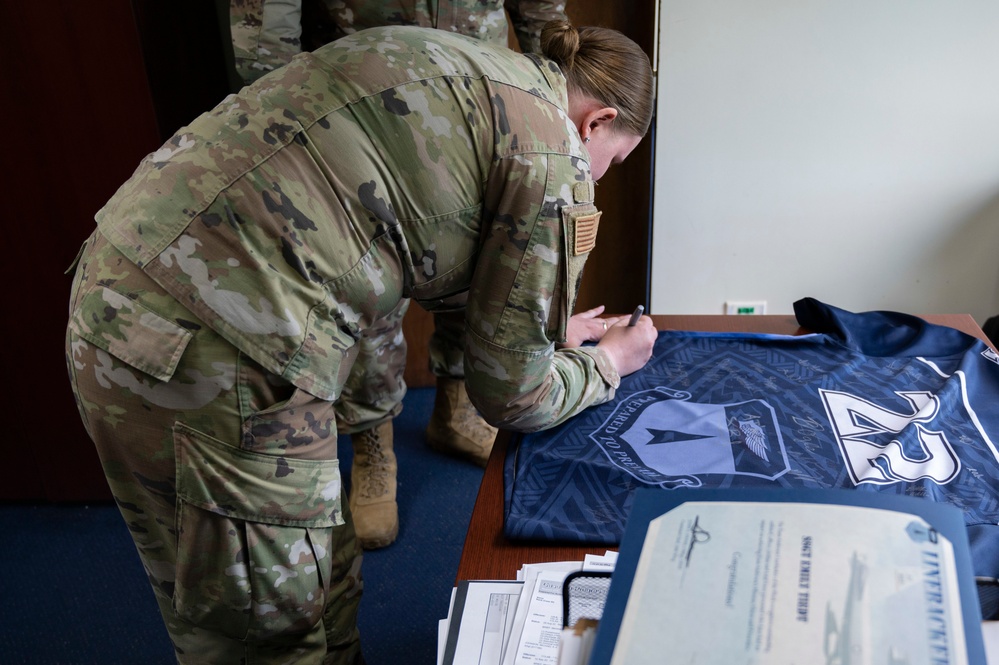 Linebacker of the Week: Staff Sgt. Emily Tiedt