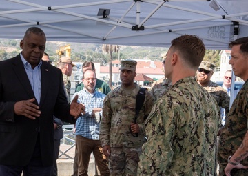 SECDEF visit highlights autonomous vehicle innovations at NIWC Pacific