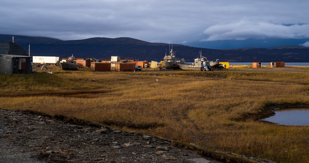 Joint Task Force-Alaska arrives in Golovin, Alaska for Operation Merbok Response