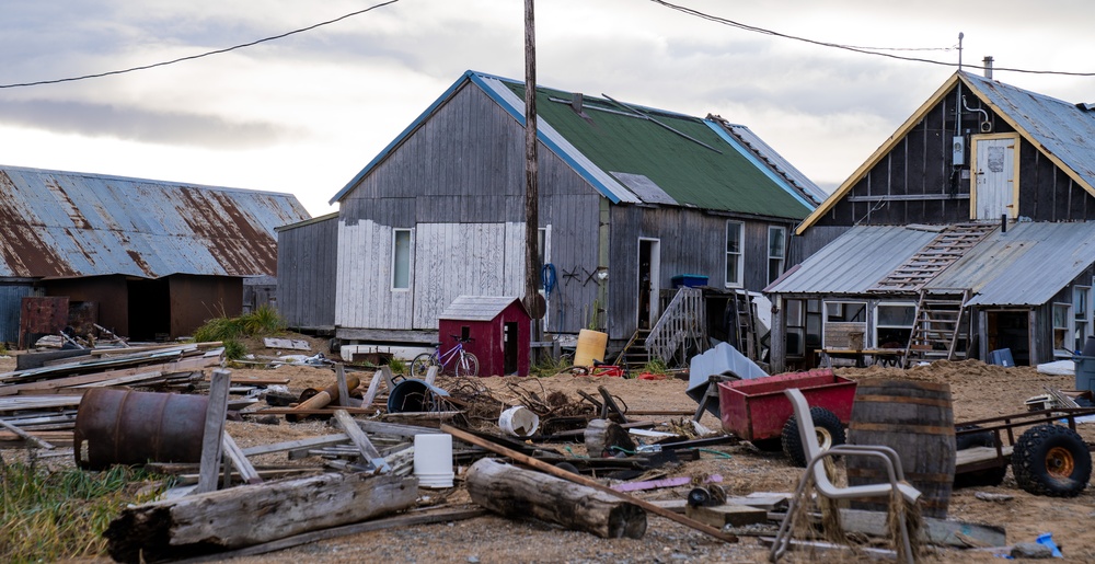 Joint Task Force-Alaska works storm recovery efforts in Golovin, Alaska for Operation Merbok Response