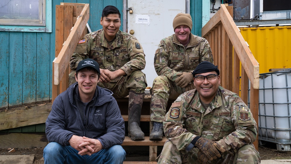 Joint Task Force-Alaska works storm recovery efforts in Golovin, Alaska for Operation Merbok Response