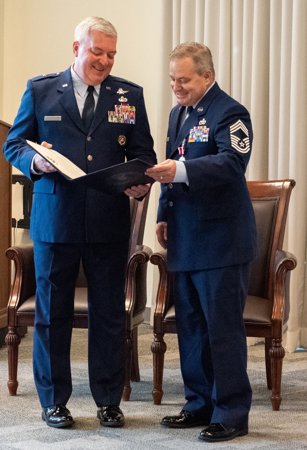 Chief Master Sgt. Gary Reny Retirement Ceremony