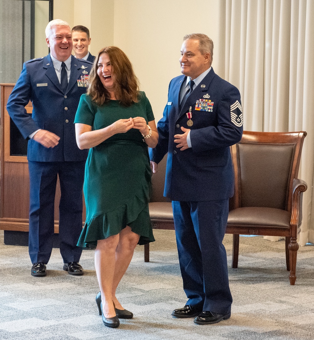 Chief Master Sgt. Gary Reny Retirement Ceremony